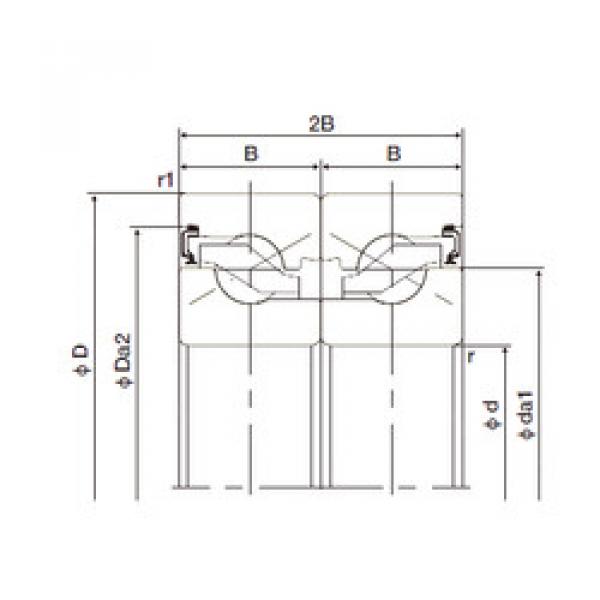 Bearing 15TAB04DB-2NK NACHI #1 image