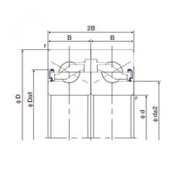 Bearing 30TAB06DF-2LR NACHI #1 image