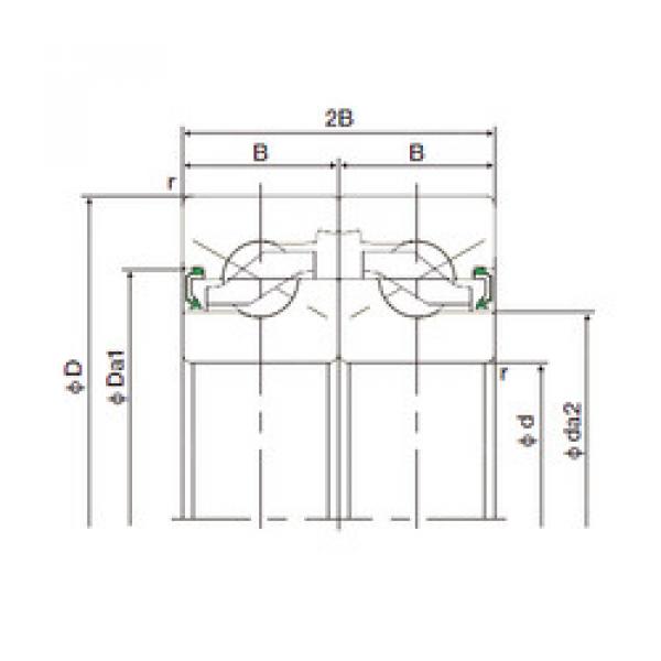 Bearing 20TAB04DF-2NK NACHI #1 image