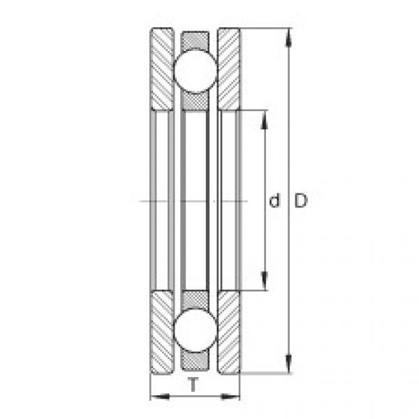 Bearing EW1-3/8 INA #1 image