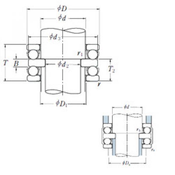 Bearing 52206 NSK #1 image