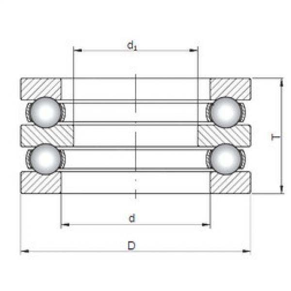 Bearing 52205 ISO #1 image