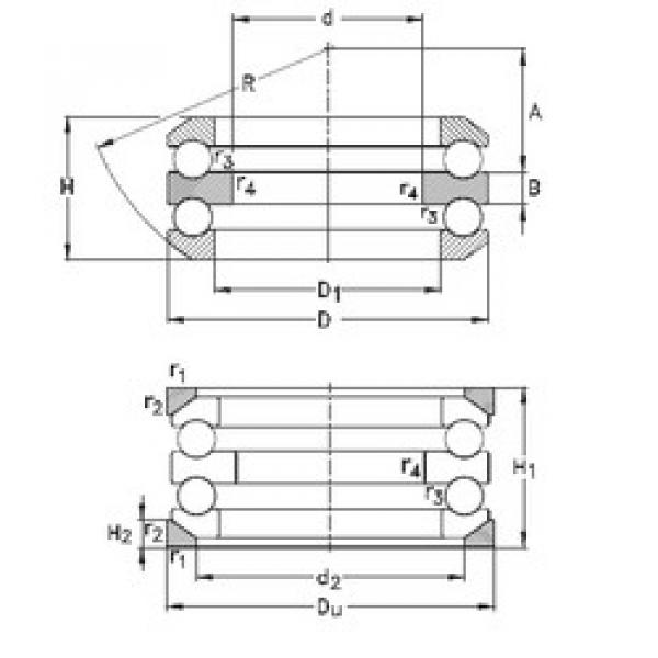 Bearing 54211+U211 NKE #1 image