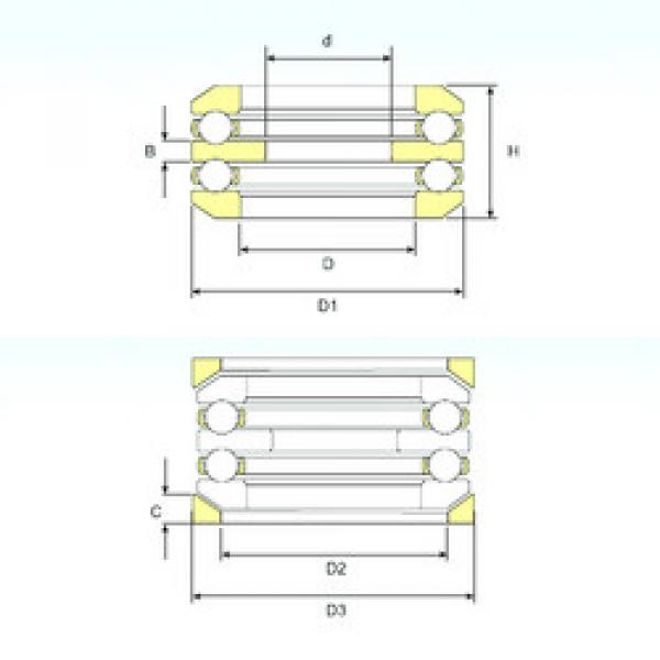 Bearing 54208 U 208 ISB #1 image