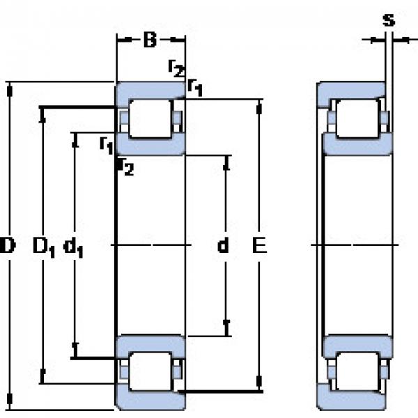 Bearing NF 19/750 ECMB/HA1 SKF #1 image