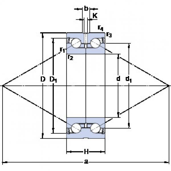 Bearing BEAS 015045-2RS SKF #1 image