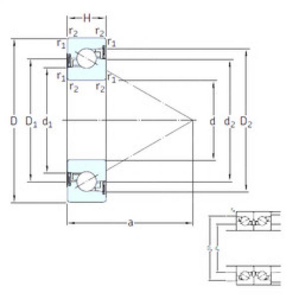 Bearing BS 55/100 /S 7P62U SNFA #1 image