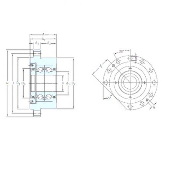 Bearing BSDU 235 FF SNFA #1 image