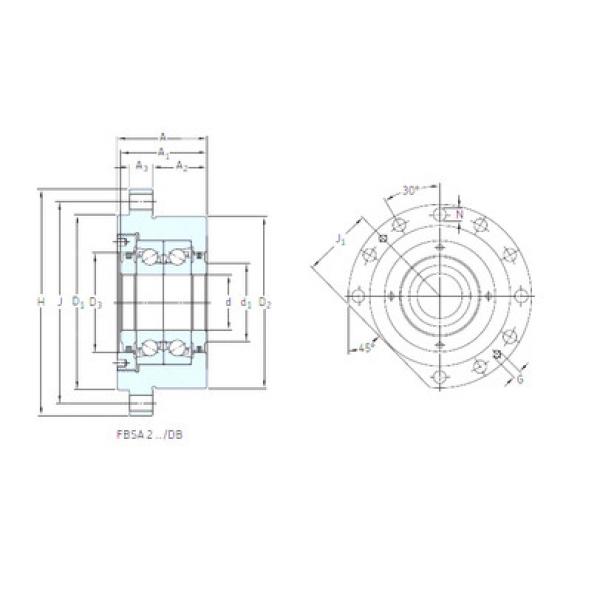 Bearing BSDU 220 DD SNFA #1 image