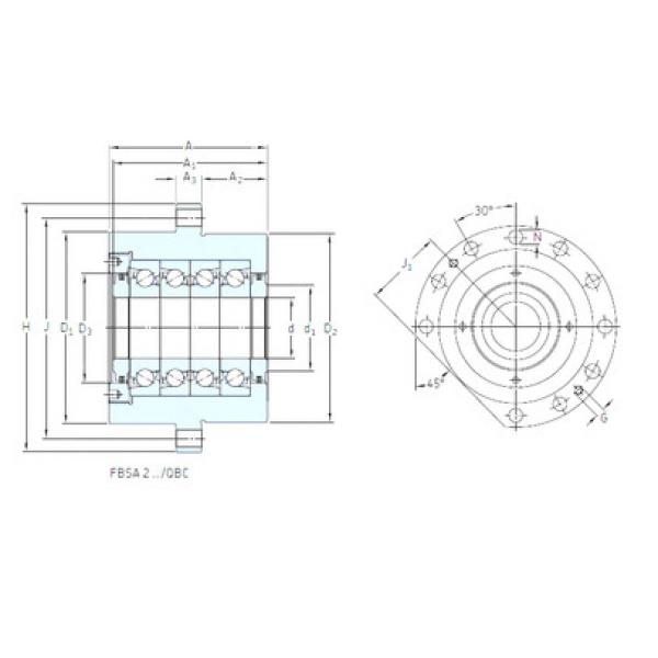 Bearing BSQU 225 TDT SNFA #1 image