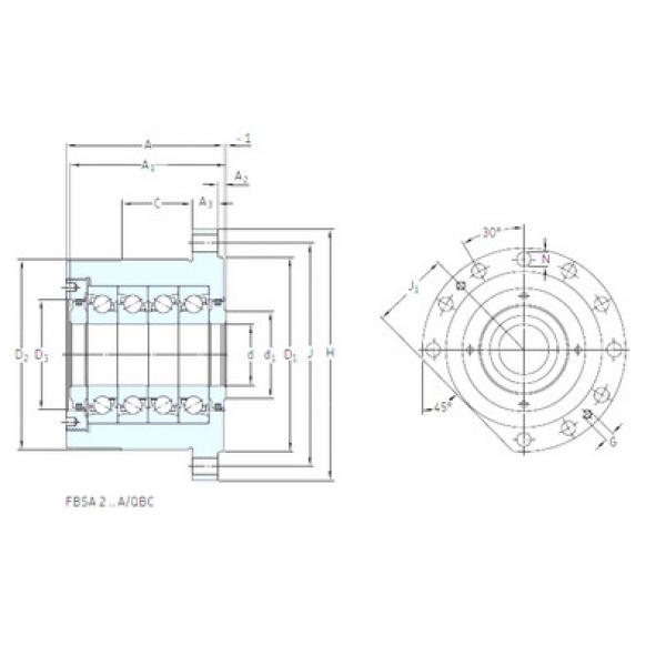 Bearing BSQU 230/1 TDT SNFA #1 image