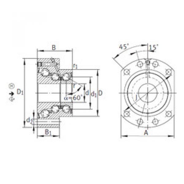 Bearing DKLFA40115-2RS INA #1 image