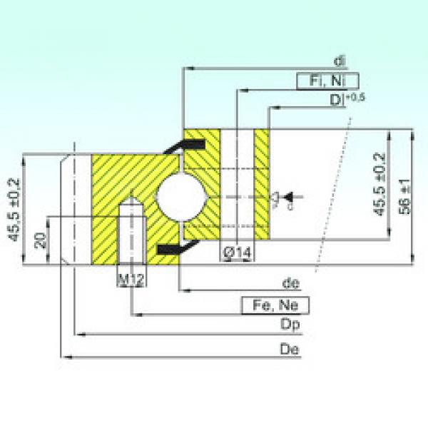 Bearing EB1.20.0744.200-1STPN ISB #1 image