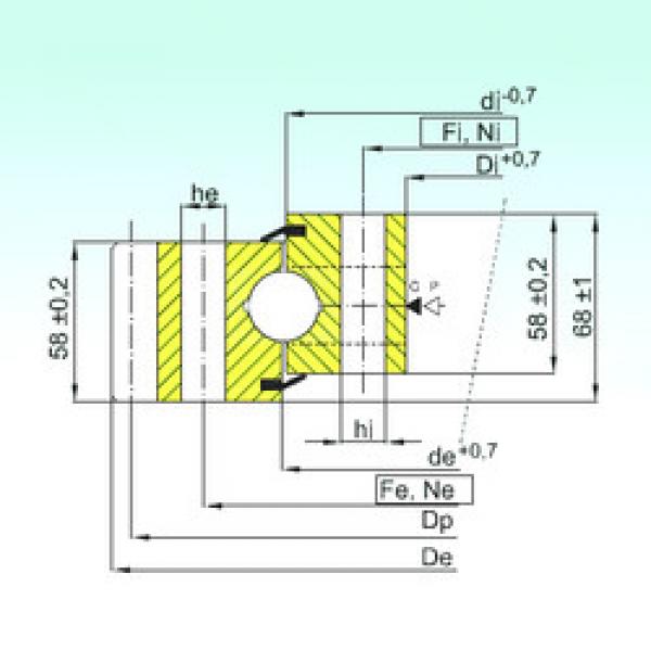 Bearing EB1.25.1424.400-1SPPN ISB #1 image