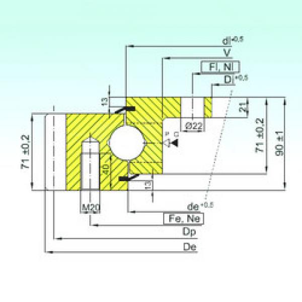 Bearing EBL.30.1155.200-1STPN ISB #1 image