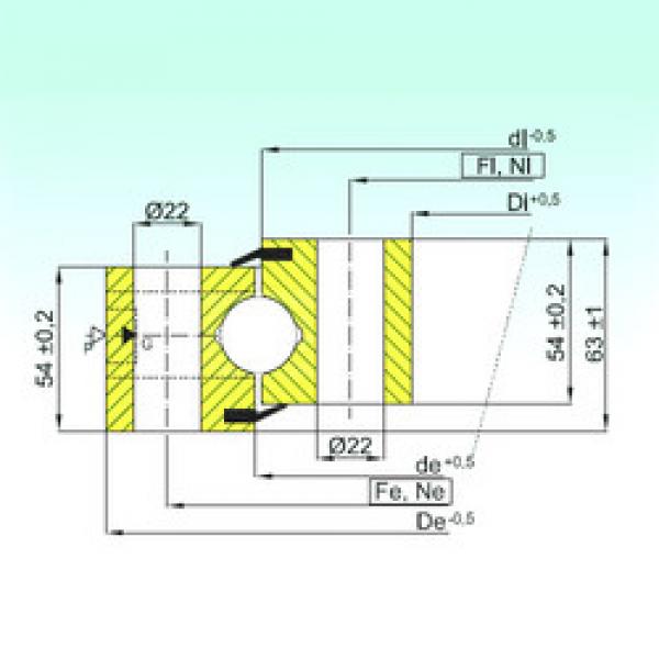 Bearing NB1.25.1355.200-1PPN ISB #1 image