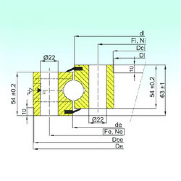 Bearing NB1.25.0455.201-2PPN ISB #1 image