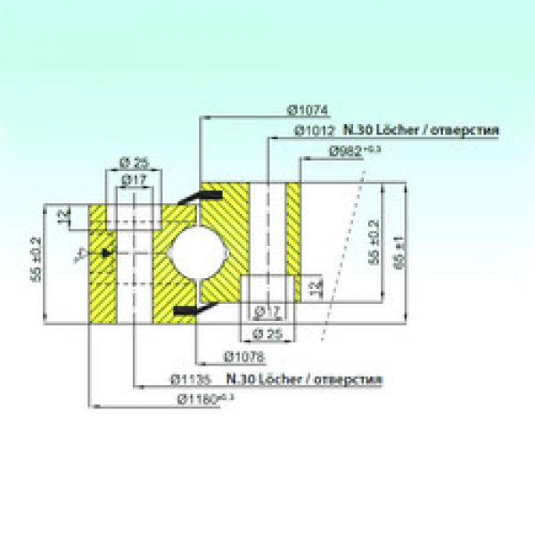 Bearing NB1.25.1076.200-1PPN ISB #1 image