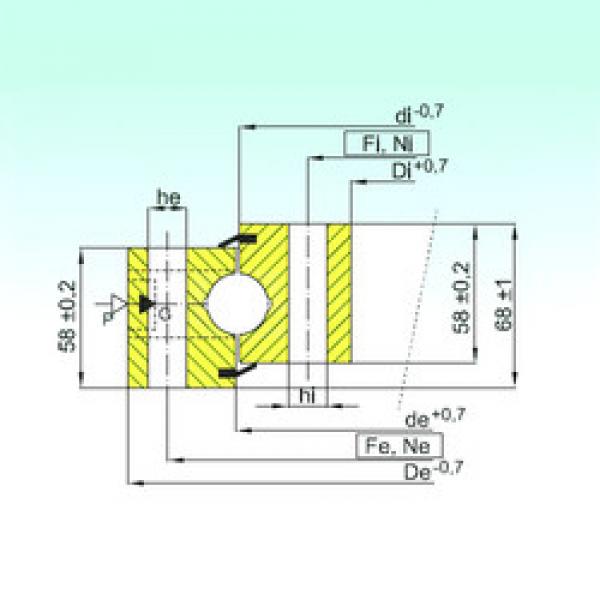 Bearing NB1.25.1424.400-1PPN ISB #1 image