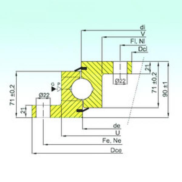 Bearing NBL.30.0955.201-2PPN ISB #1 image