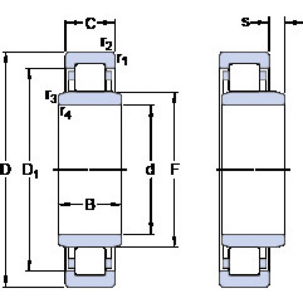 Bearing NUB 217 ECJ SKF #1 image