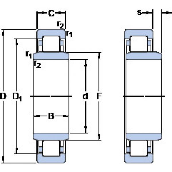 Bearing NUB 248 MA SKF #1 image