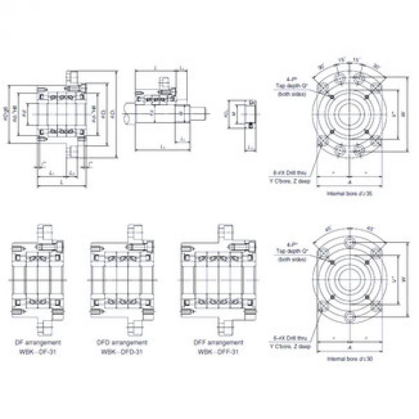 Bearing WBK17DF-31 NSK #1 image