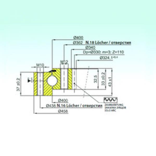 Bearing ZB1.16.0400.200-1RTTN ISB #1 image