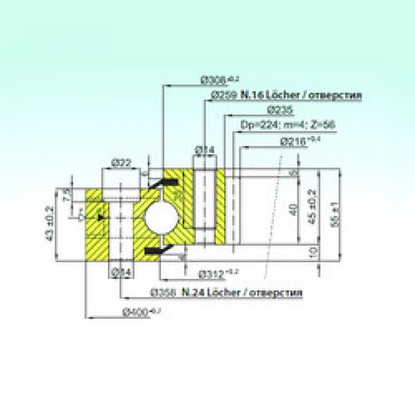 Bearing ZB1.20.0310.200-2SPTN ISB #1 image