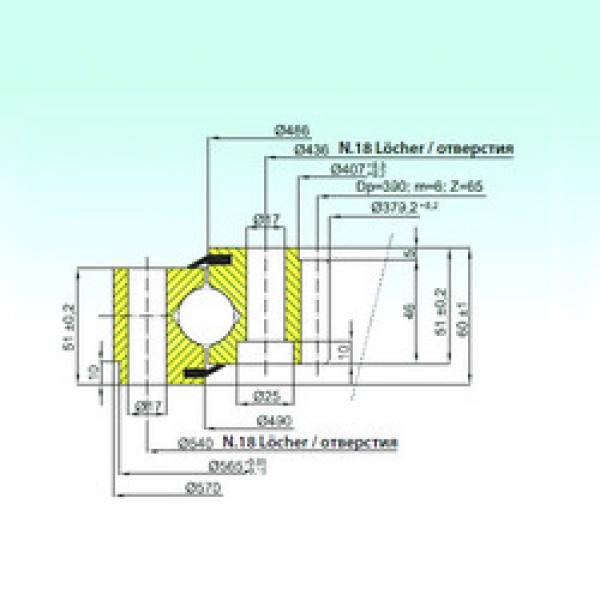 Bearing ZB1.25.0488.200-2SPPN ISB #1 image