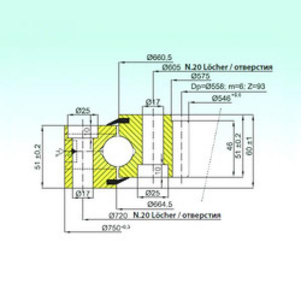 Bearing ZB1.25.0663.200-1SPPN ISB #1 image