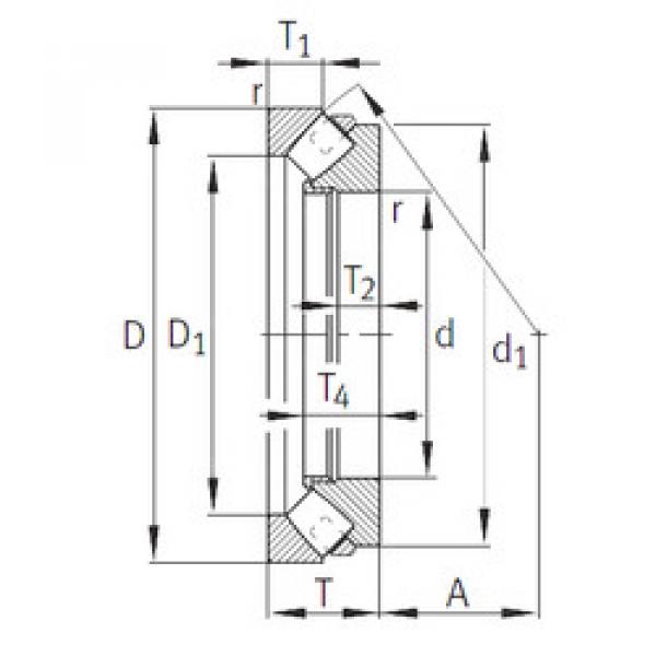 Bearing 292/1060-E1-MB INA #1 image