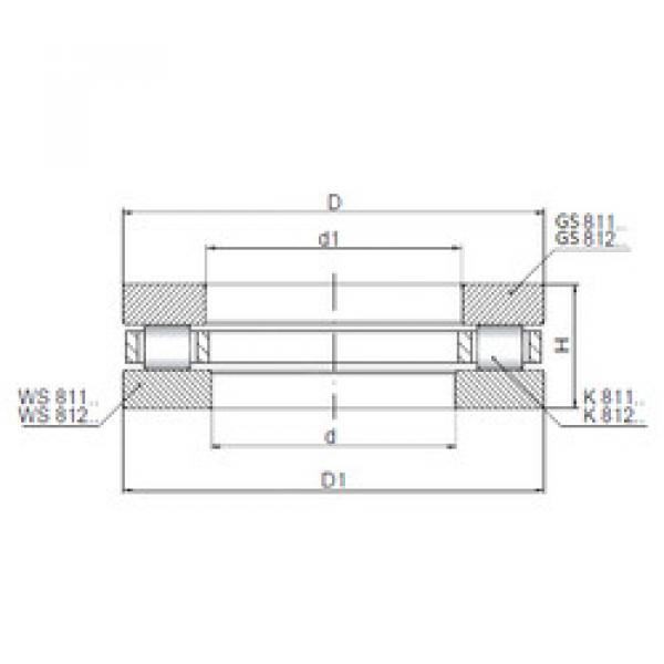 Bearing 811/600 CX #1 image