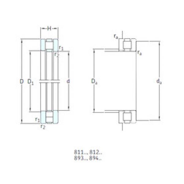 Bearing 811/500M SKF #1 image