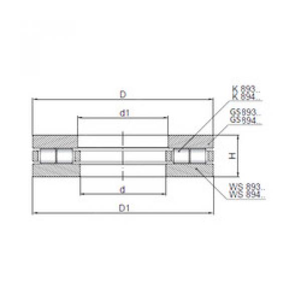 Bearing 89309 CX #1 image