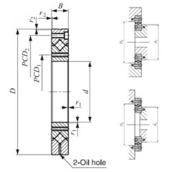 Bearing CRBF 108 AT IKO #1 image