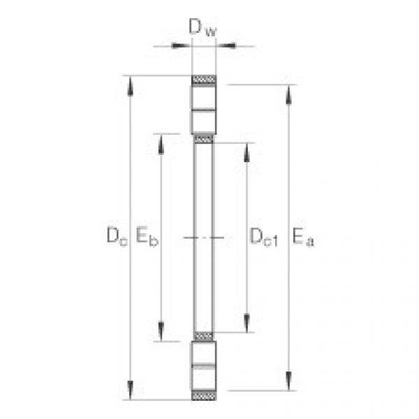 Bearing K89311-TV INA #1 image