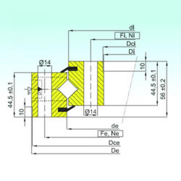 Bearing NR1.14.0644.200-1PPN ISB #1 image