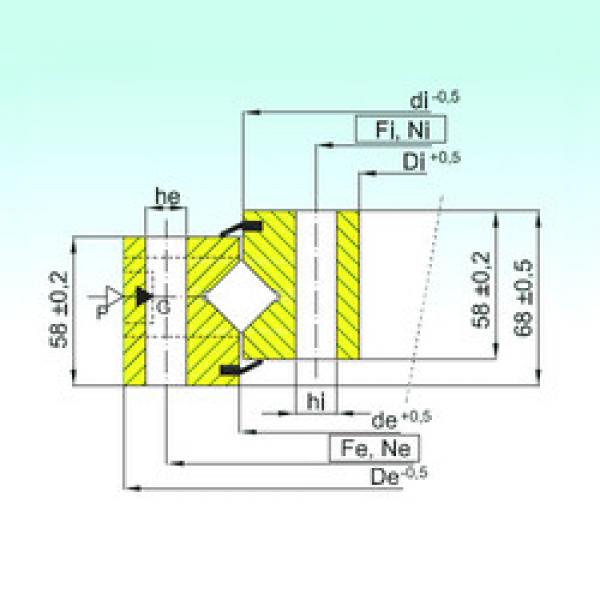 Bearing NR1.16.1754.400-1PPN ISB #1 image