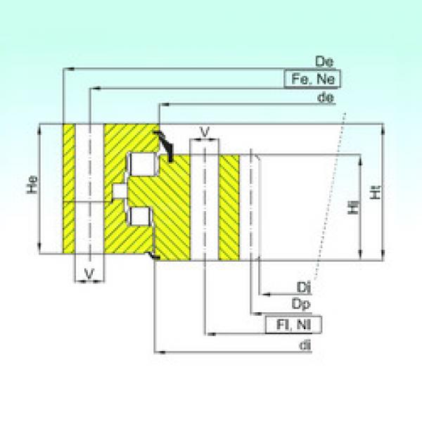 Bearing ZR3.20.1250.400-1SPPN ISB #1 image