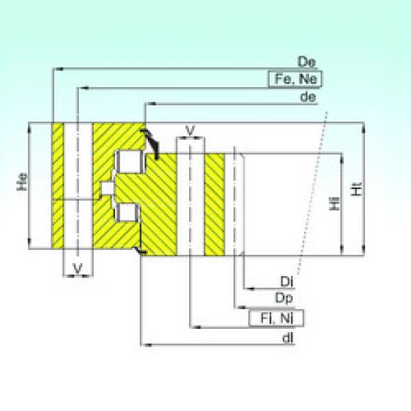 Bearing ZR3.40.3150.400-1SPPN ISB #1 image