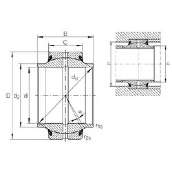 Bearing GE 20 HO-2RS INA #1 image