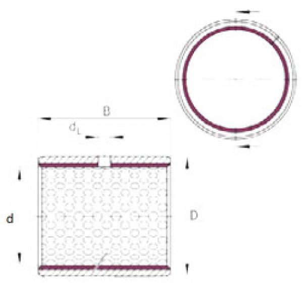 Bearing EGB0810-E50 INA #1 image