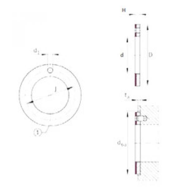 Bearing EGW10-E40-B INA #1 image