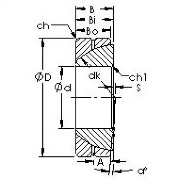 Bearing GAC90S AST #1 image