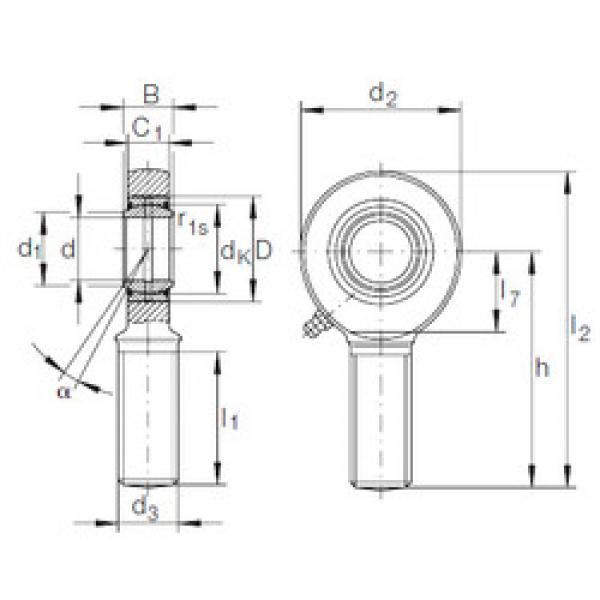 Bearing GAR 10 DO INA #1 image