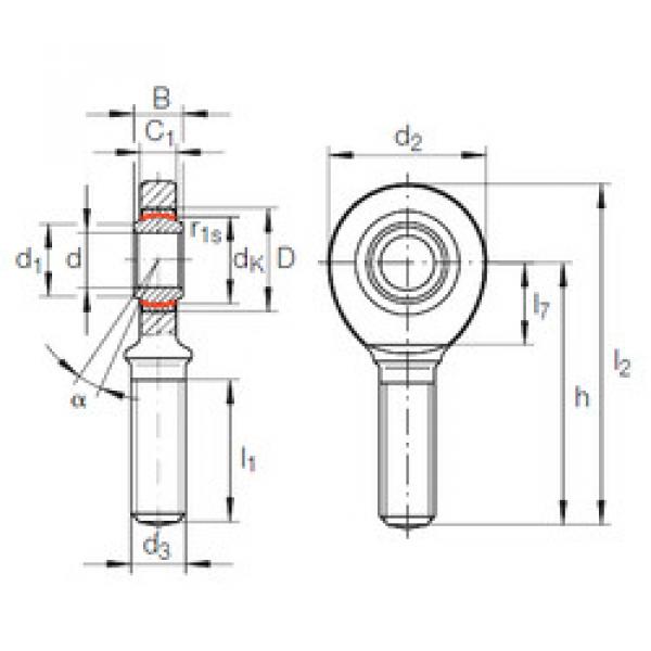 Bearing GAR 10 UK INA #1 image