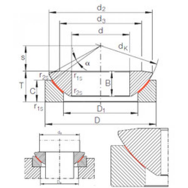 Bearing GE 17 AW INA #1 image