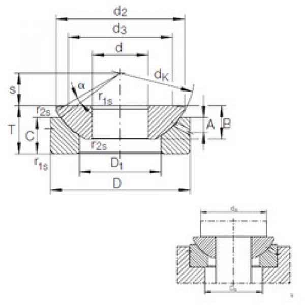 Bearing GE 10 AX INA #1 image