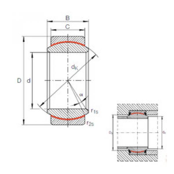 Bearing GE 6 UK INA #1 image